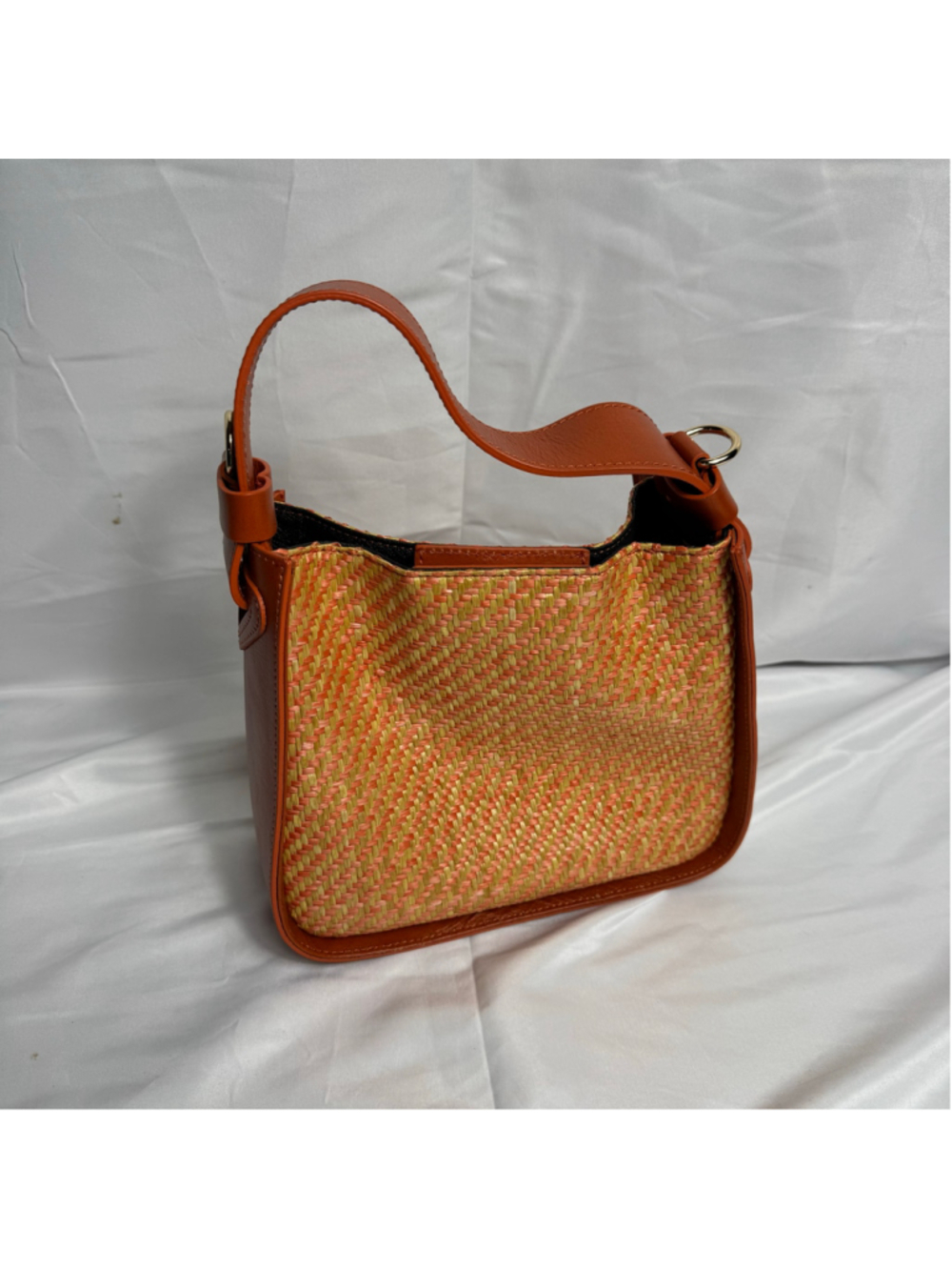 Women's Anna Paola Handbag Bag One Size Orange and Beige